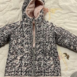 North face reversible jacket with hood size 4t